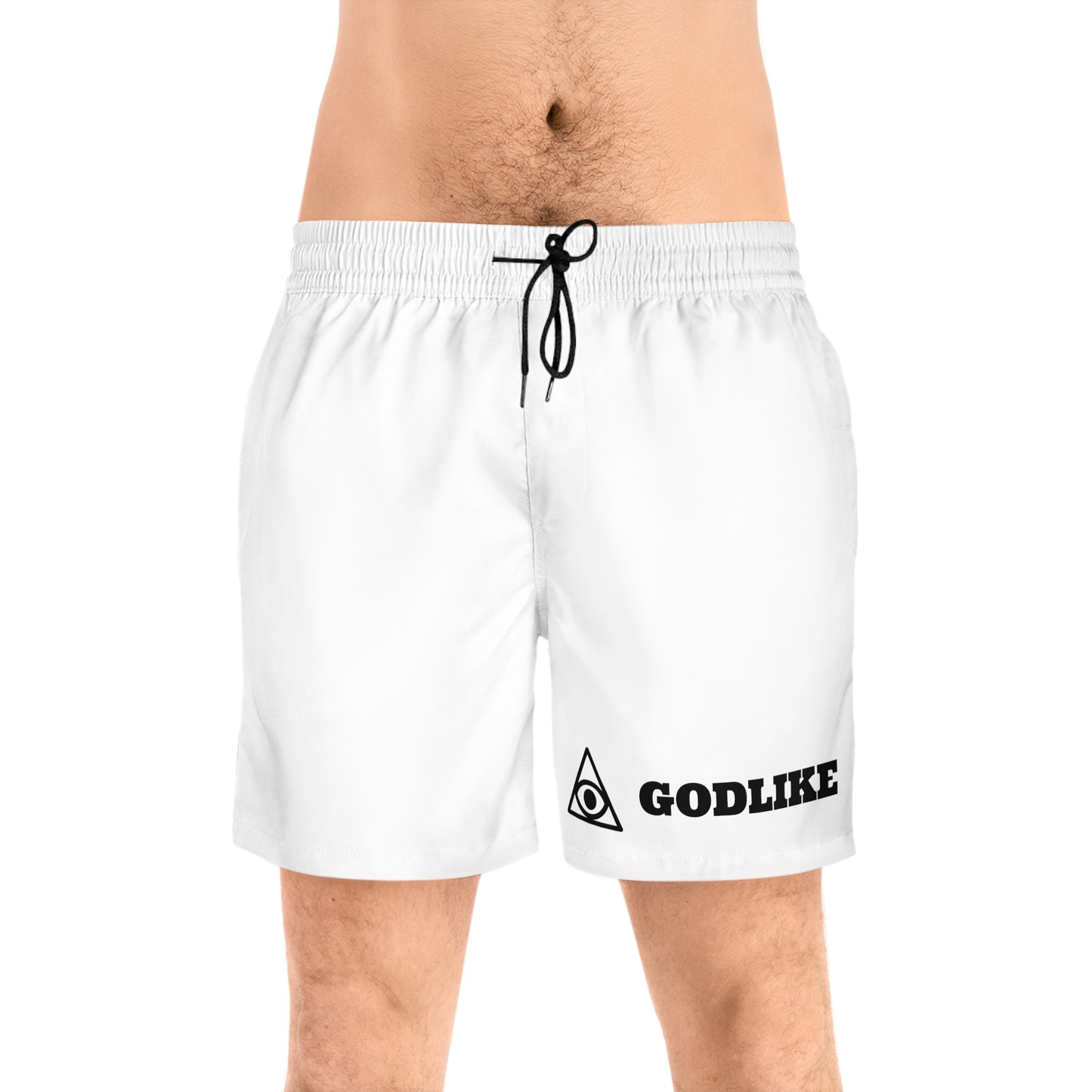 White "Godlike" Swim Shorts