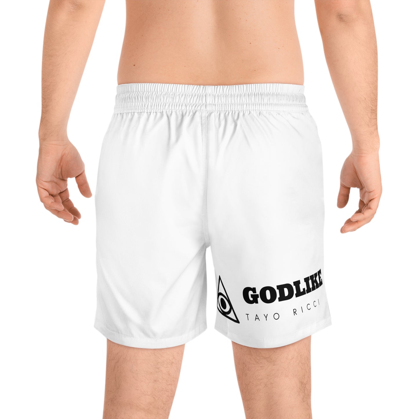 White "Godlike" Swim Shorts